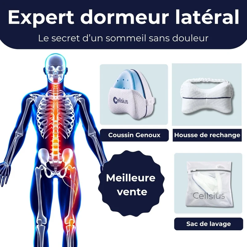 Kit Expert dormeur latéral - Le secret d'un sommeil sans douleur