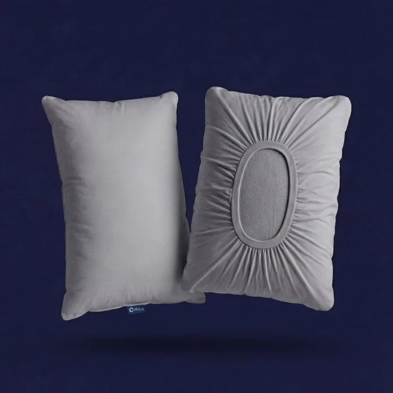 Taie d'oreiller fraîche et douce (système drap housse) - Pose rapide, nuits fraîches