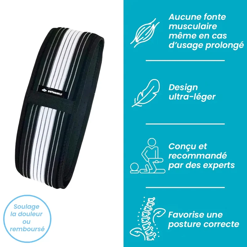 Ceinture lombaire pour sciatique - OrthoBelt®