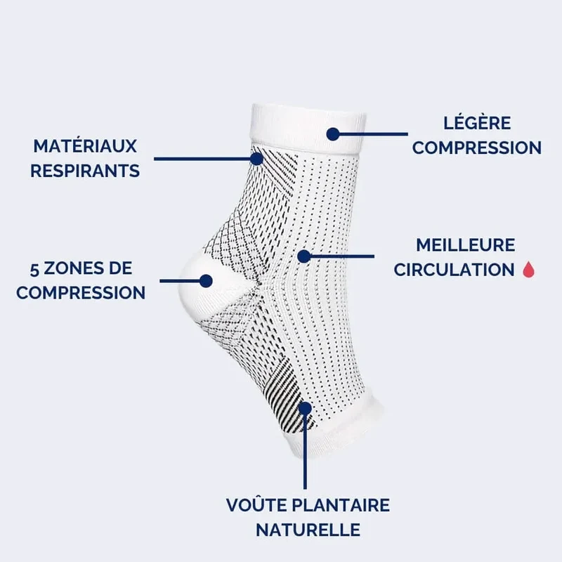Chaussettes pour neuropathie - OrthoSocks®