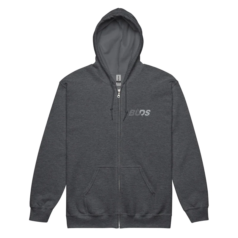 Sweat à capuche épais unisexe à fermeture éclair Buds-Sports