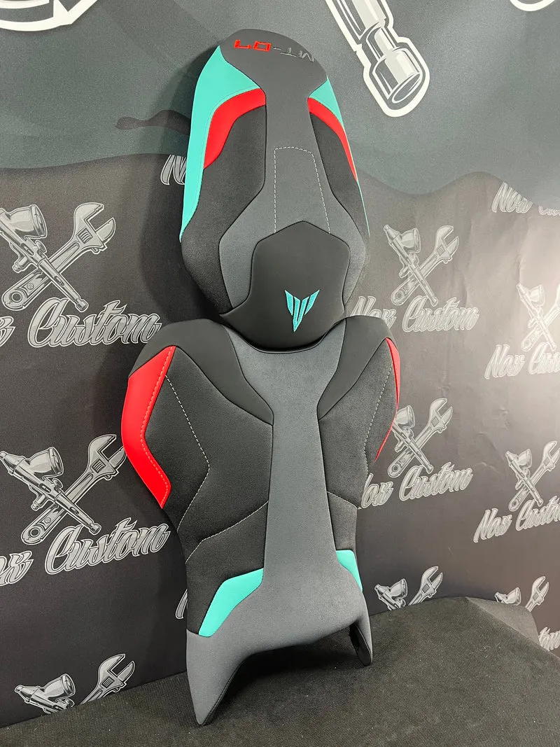Garnissage de selle pour YAMAHA MT-07 Phase 2 ( 2018 à Aujourd'hui ) - CYAN STORM V1