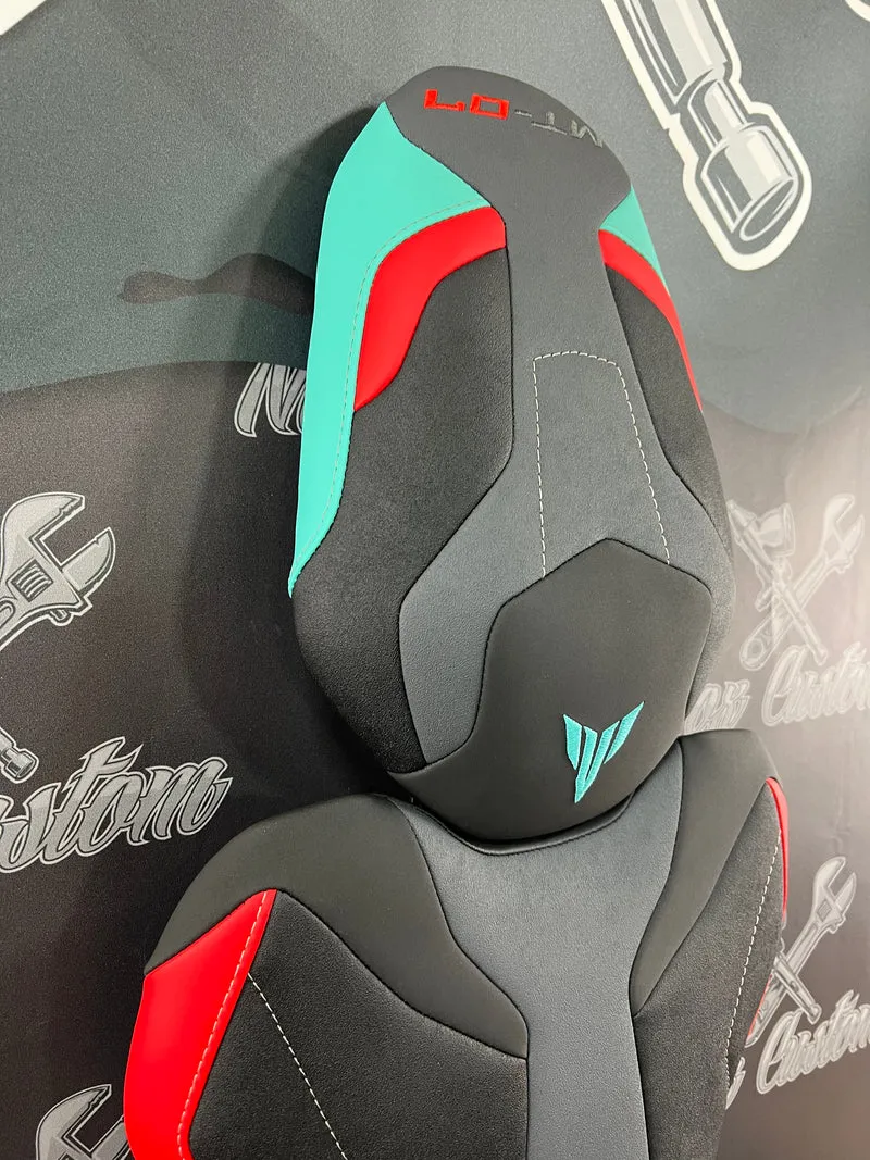 Garnissage de selle pour YAMAHA MT-07 Phase 2 ( 2018 à Aujourd'hui ) - CYAN STORM V1