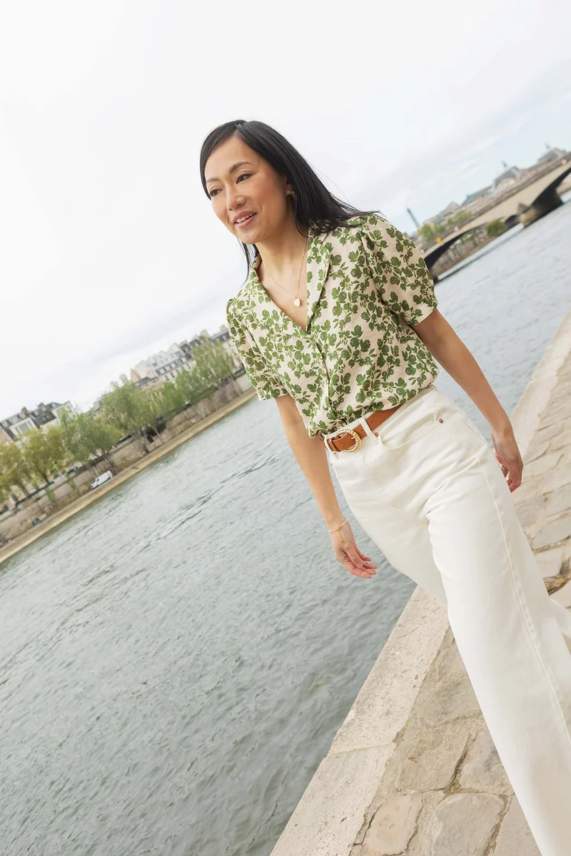 Jean wide Pauline - écru