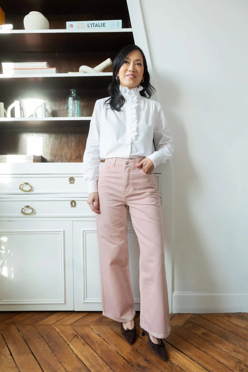 Jean wide Pauline - rose