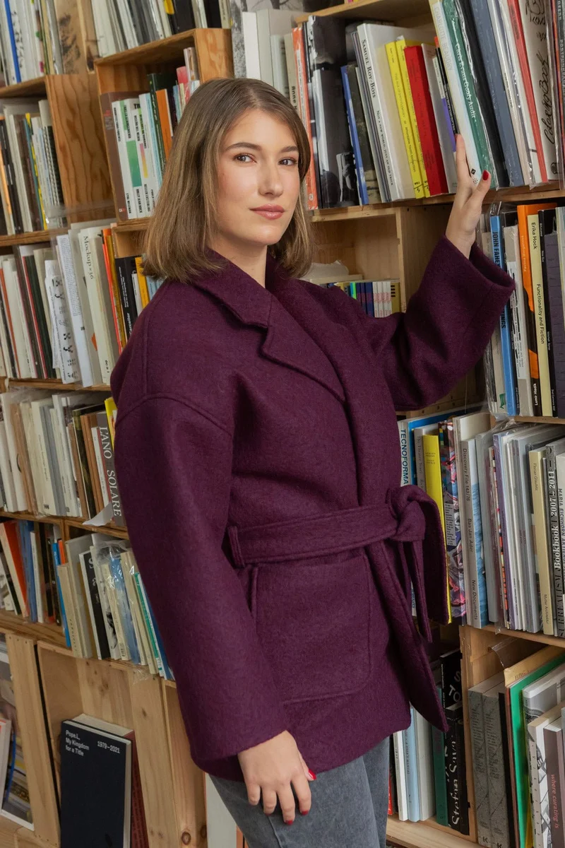 Manteau Yoko - prune