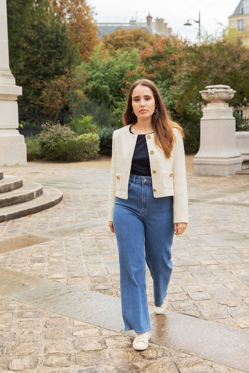 Jean wide Audrey - bleu denim
