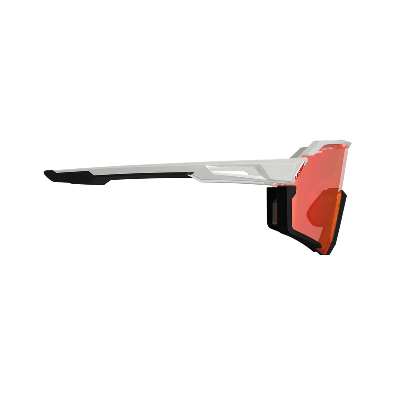 Lunettes LEATT RIDEVIZ PRO LARGE Blanc Verre Crystal Iriz Rouge
