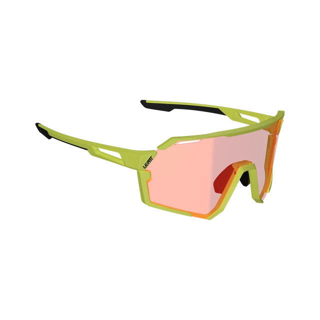 Lunettes LEATT RIDEVIZ PRO LARGE Jaune Verre Crystal Iriz Rouge
