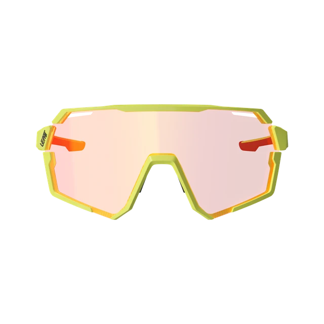 Lunettes LEATT RIDEVIZ PRO LARGE Jaune Verre Crystal Iriz Rouge