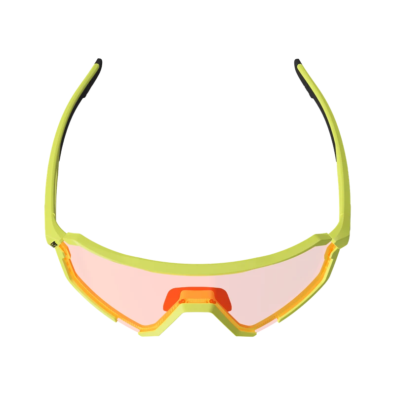 Lunettes LEATT RIDEVIZ PRO LARGE Jaune Verre Crystal Iriz Rouge