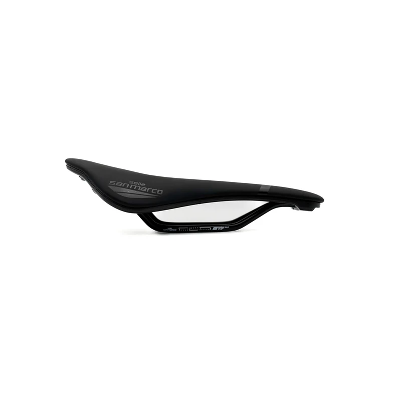 Selle SAN MARCO SHORTFIT 2.0 OPEN-FIT S3 Largeur 140mm Rails Fec
