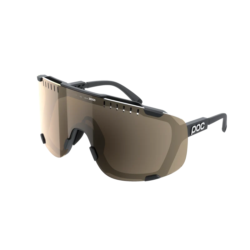 Lunettes POC DEVOUR WF + Noir Verre Clarity Trail Partly Sunny Silver