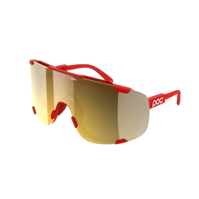 Lunettes POC DEVOUR WF + Rouge Verre Clarity Road Partly Sunny Gold