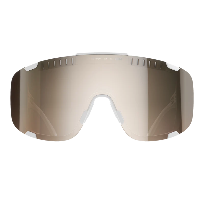 Lunettes POC DEVOUR WF + Blanc Verre Clarity Trail Partly Sunny Silver
