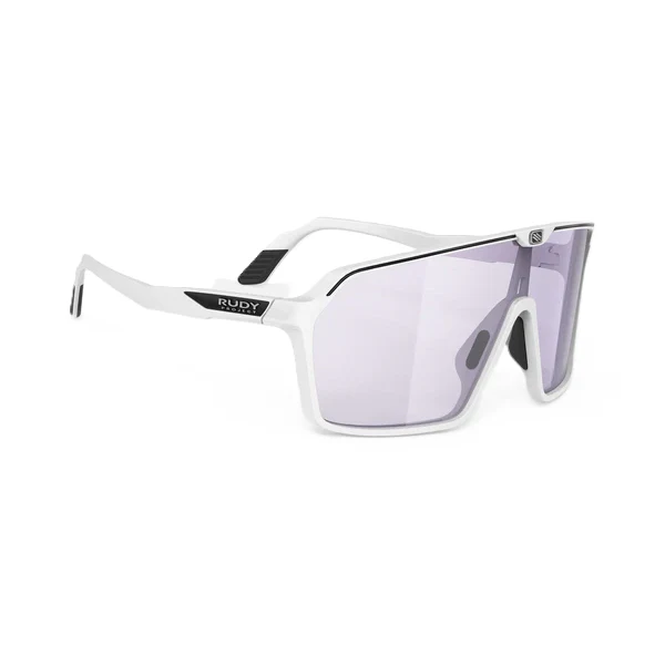 Lunettes RUDY PROJECT SPINSHIELD Blanc Verres IMPACTX™ Photochromique Laser Purple