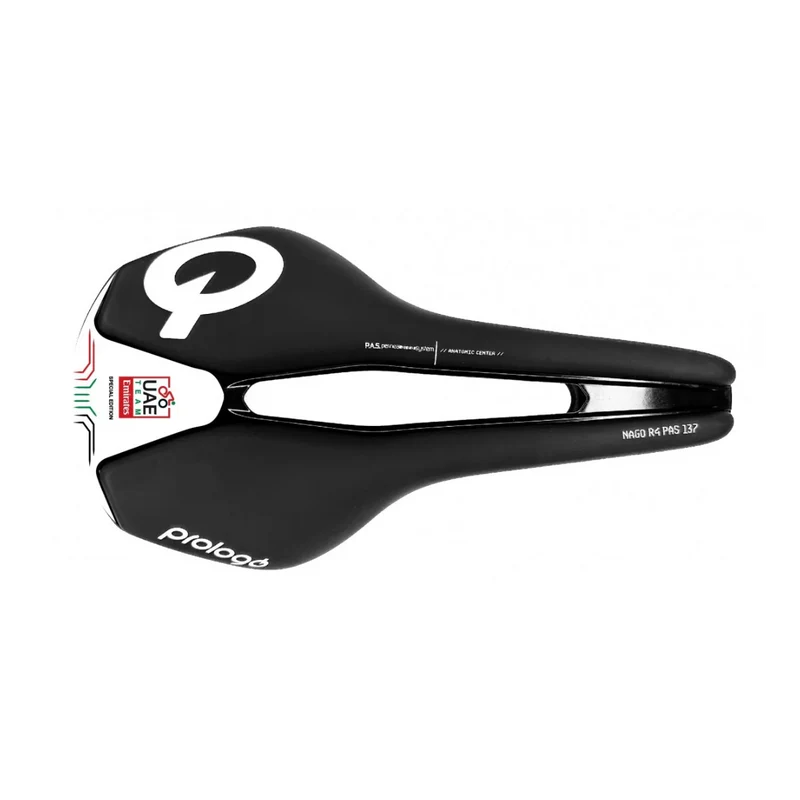Selle PROLOGO NAGO R4 PAS 137mm Rails Nack Noir/Blanc UAE