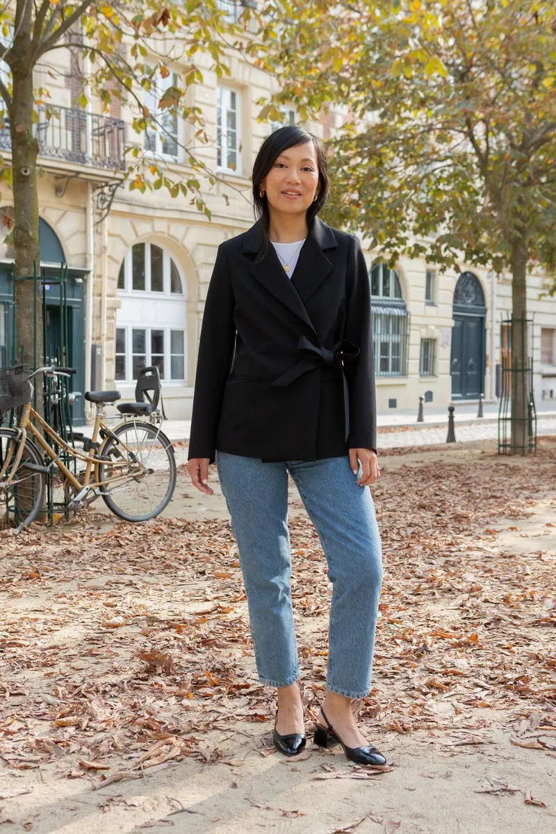 Jean droit Ellen - bleu vintage