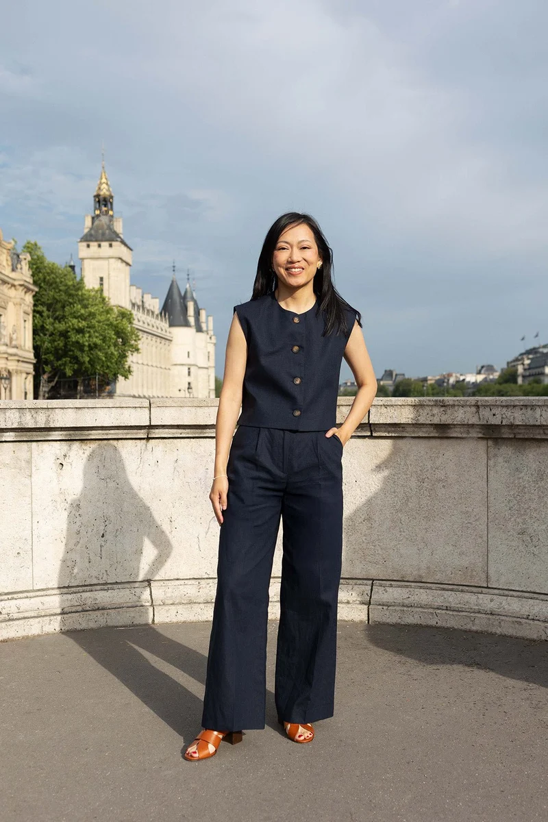 Pantalon Amandine - marine