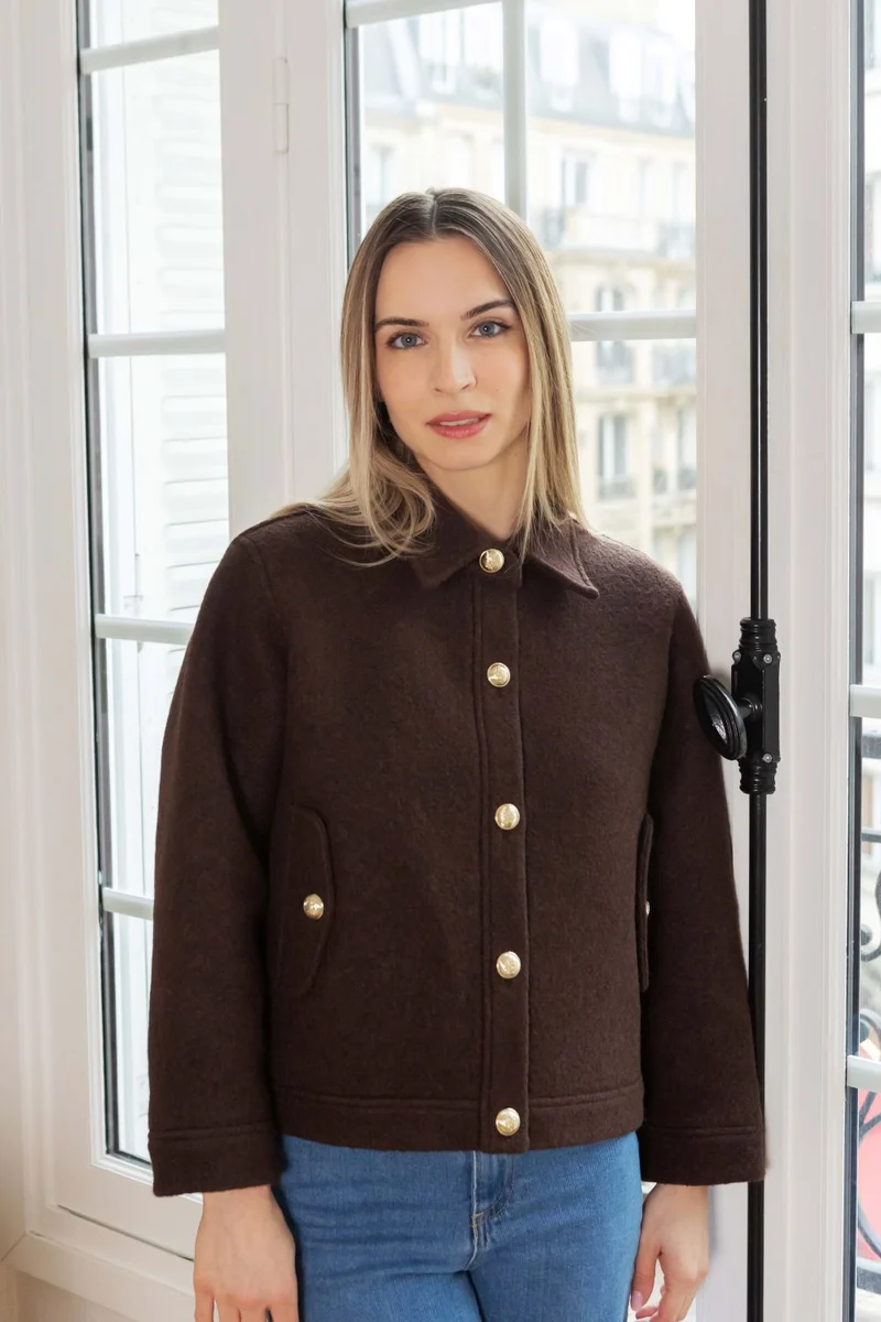Veste Lana - chocolat