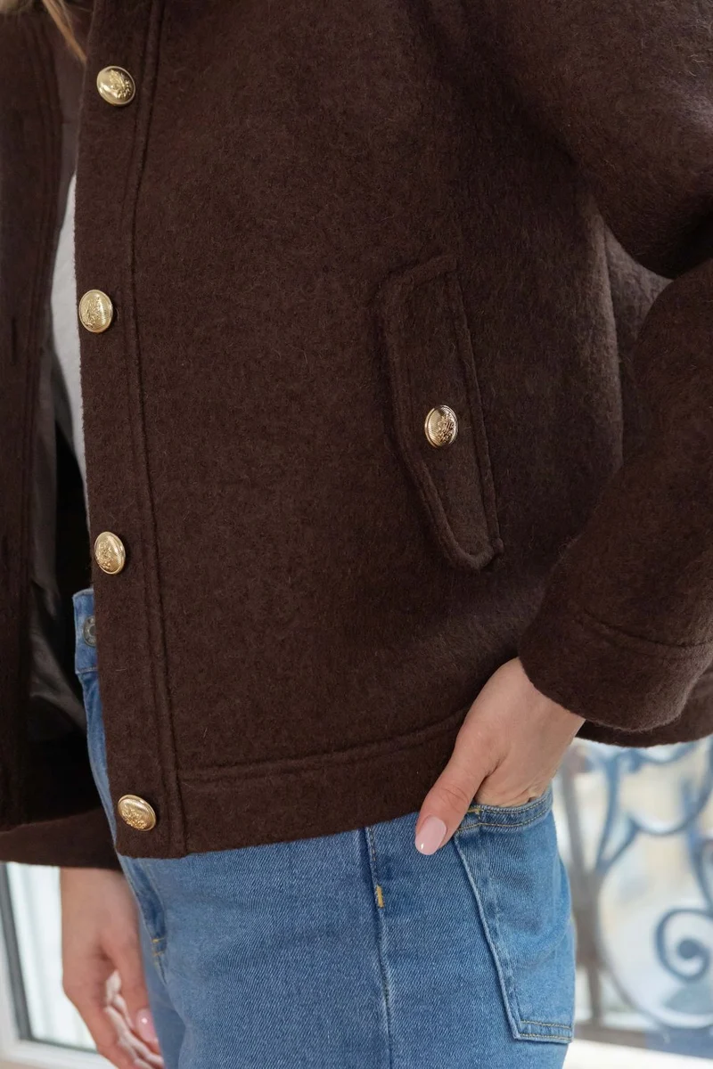Veste Lana - chocolat