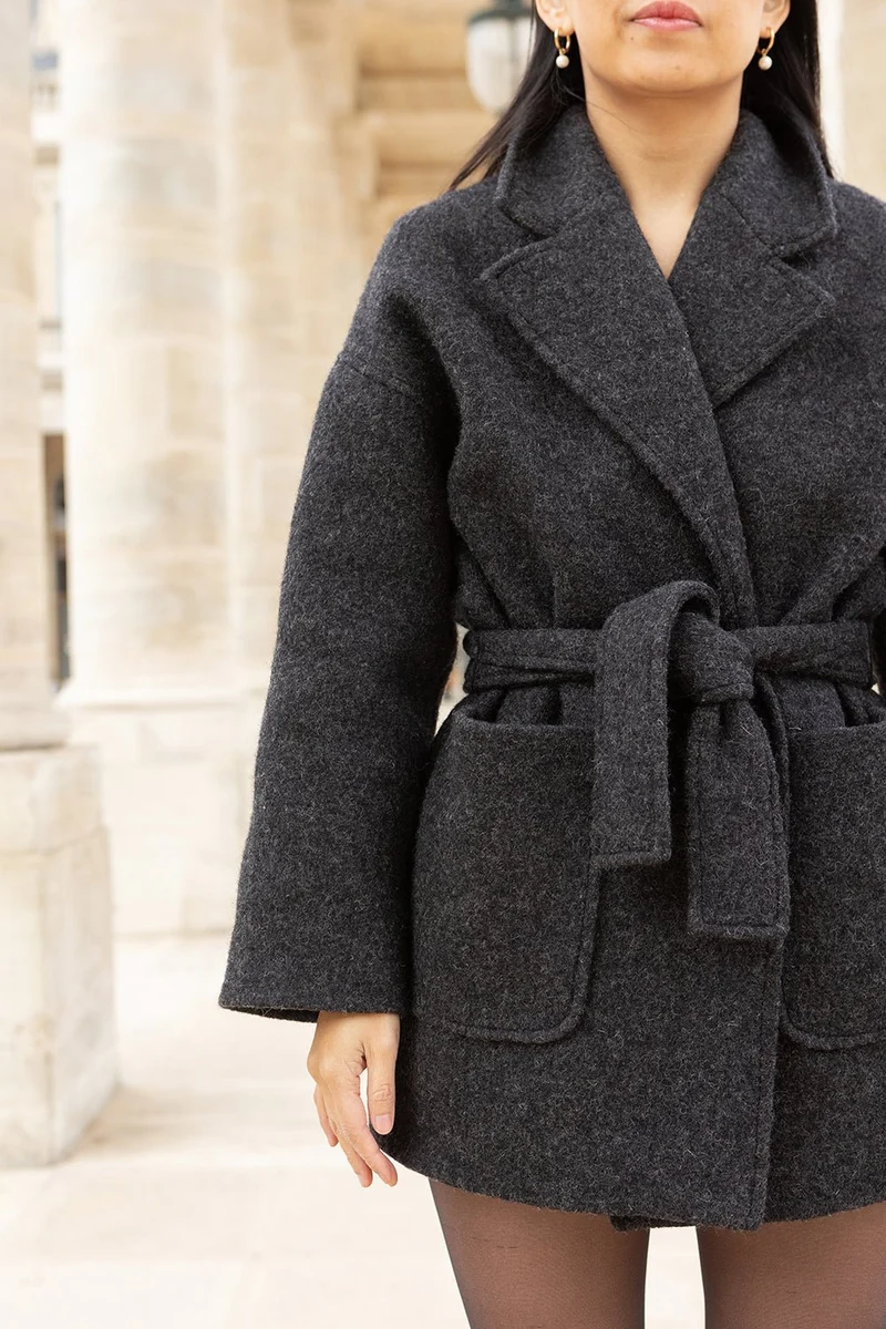 Manteau Yoko - anthracite