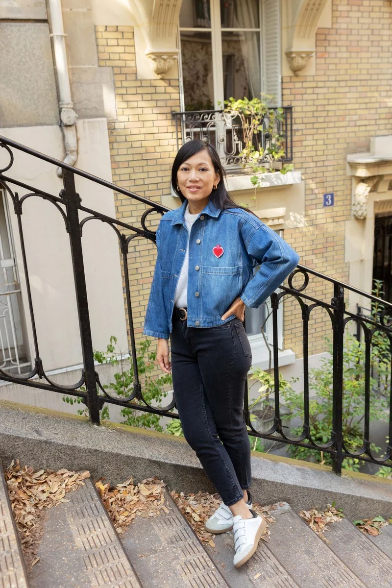 Veste denim Melissa - bleu denim