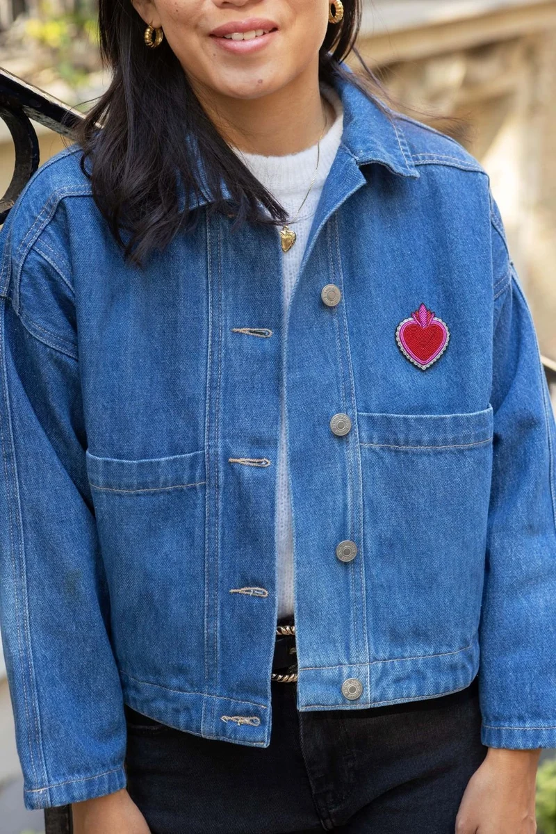 Veste denim Melissa - bleu denim