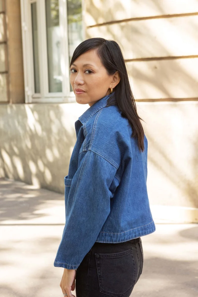Veste denim Melissa - bleu denim
