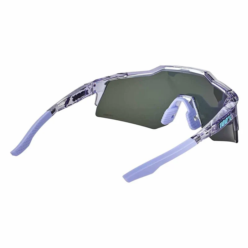Lunettes 100% SPEEDCRAFT XS POLISHED Translucide Hiper Mirror Lavande