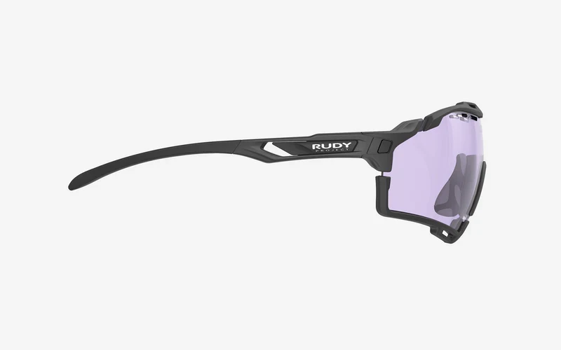 Lunettes RUDY PROJECT CUTLINE Noir Matt Verres IMPACTX™ Photochromique Laser Purple