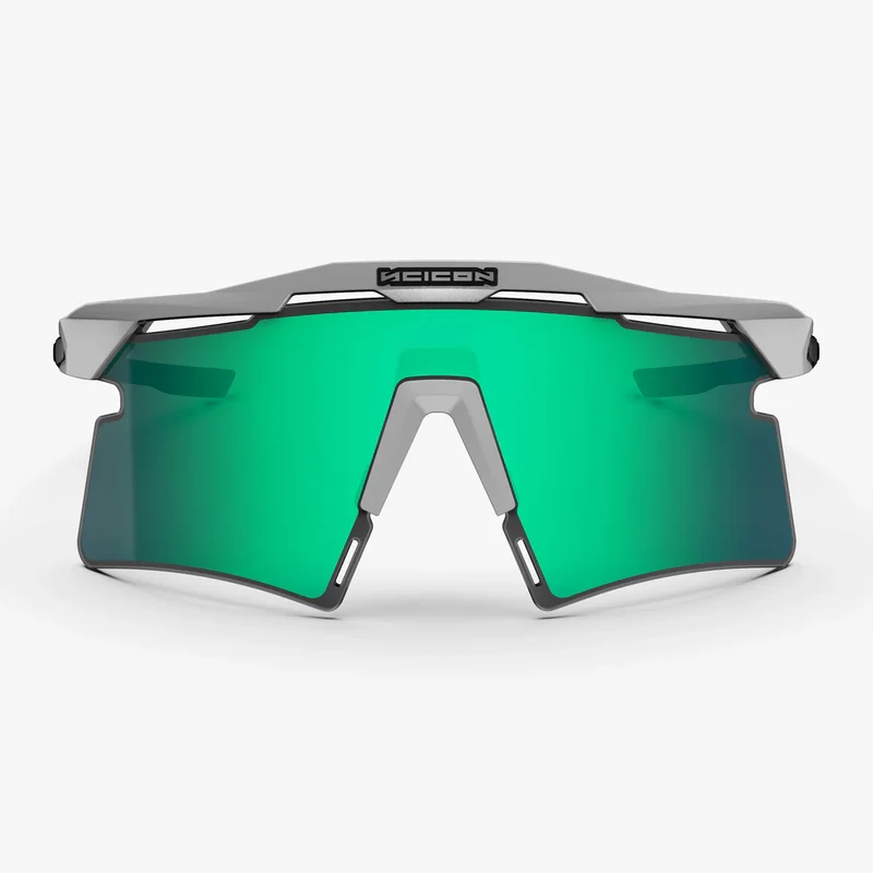 Lunettes SCICON AEROSHADE 2.0 TITANIUM Blanc Metal Verre Multimirror Blue Green + Pink
