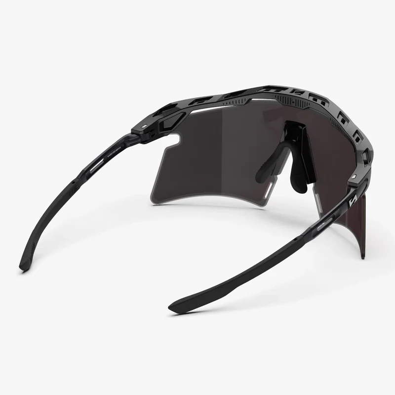 Lunettes SCICON AEROSHADE 2.0 TITANIUM Noir Matt Verre Multimirror Sunburts + Pink