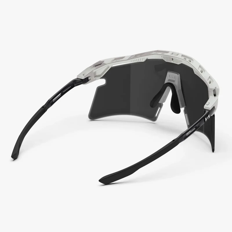 Lunettes SCICON AEROSHADE 2.0 TITANIUM Blanc Metal Verre Smoke Black + Pink