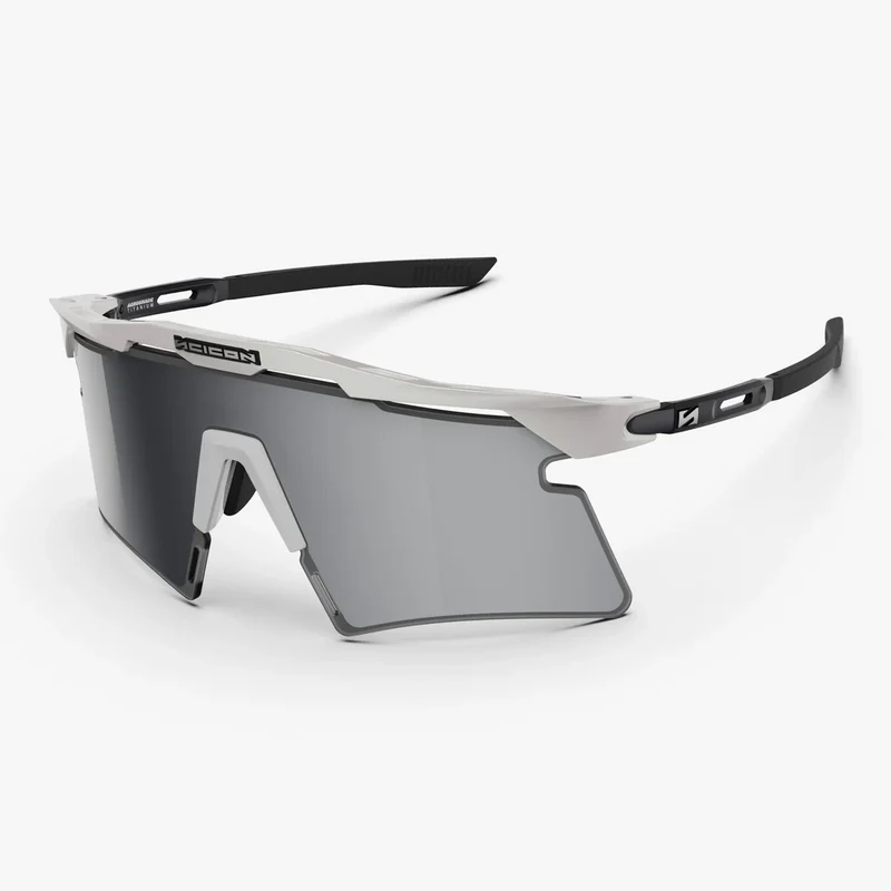 Lunettes SCICON AEROSHADE 2.0 TITANIUM Blanc Metal Verre Multimirror Silver + Pink
