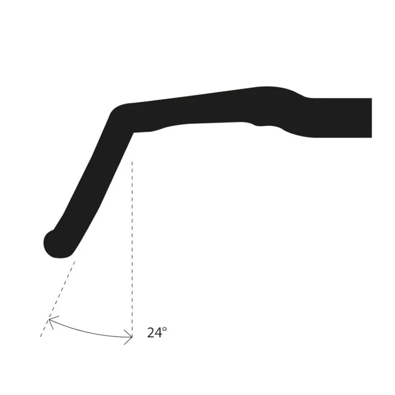 Cintre DEDA GERA ALU 24° POB Finish