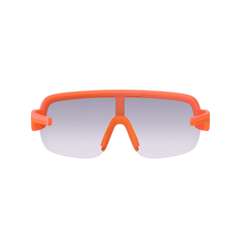 Lunettes POC AIM Orange Fluo Translucide Verre Clarity Road Partly Sunny Gold