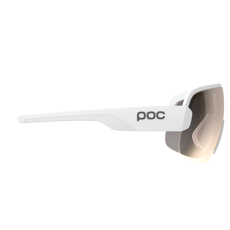 Lunettes POC AIM Blanc Verre Clarity Trail Partly Sunny Silver