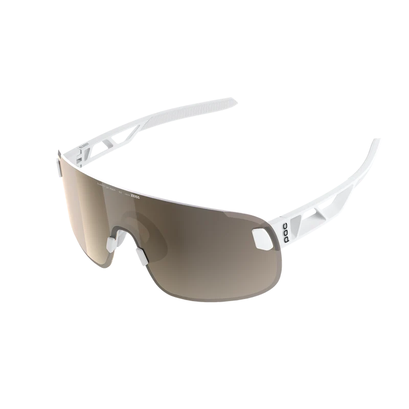 Lunettes POC ELICIT Blanc Verre Clarity Trail Partly Sunny Silver