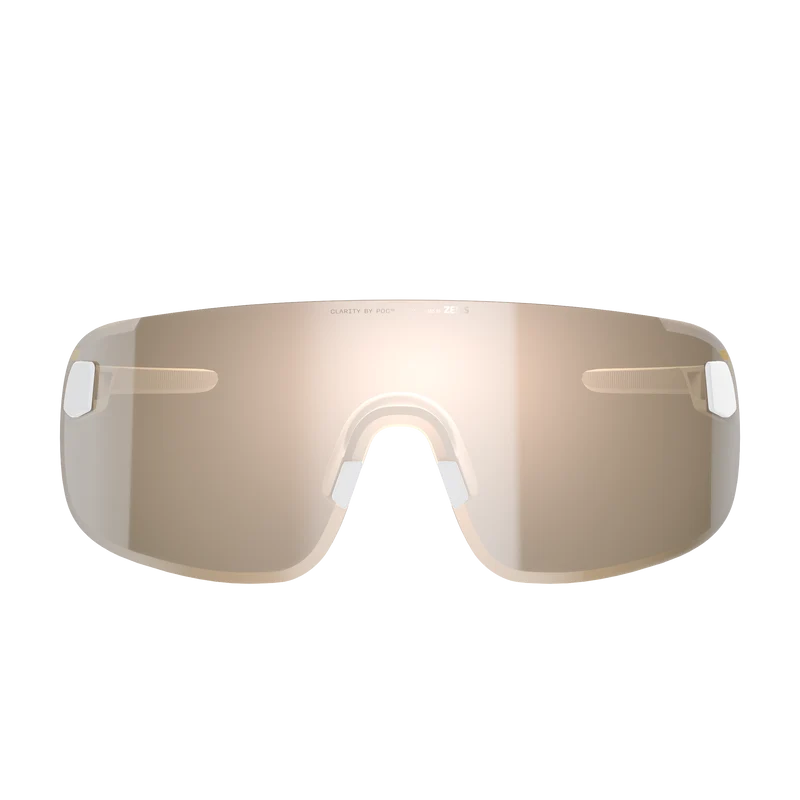 Lunettes POC ELICIT Blanc Verre Clarity Trail Partly Sunny Silver