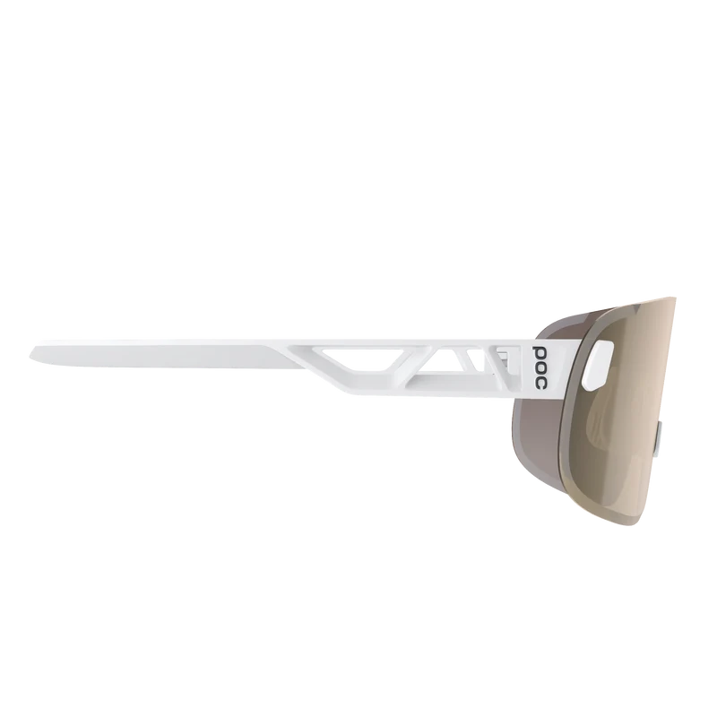 Lunettes POC ELICIT Blanc Verre Clarity Trail Partly Sunny Silver