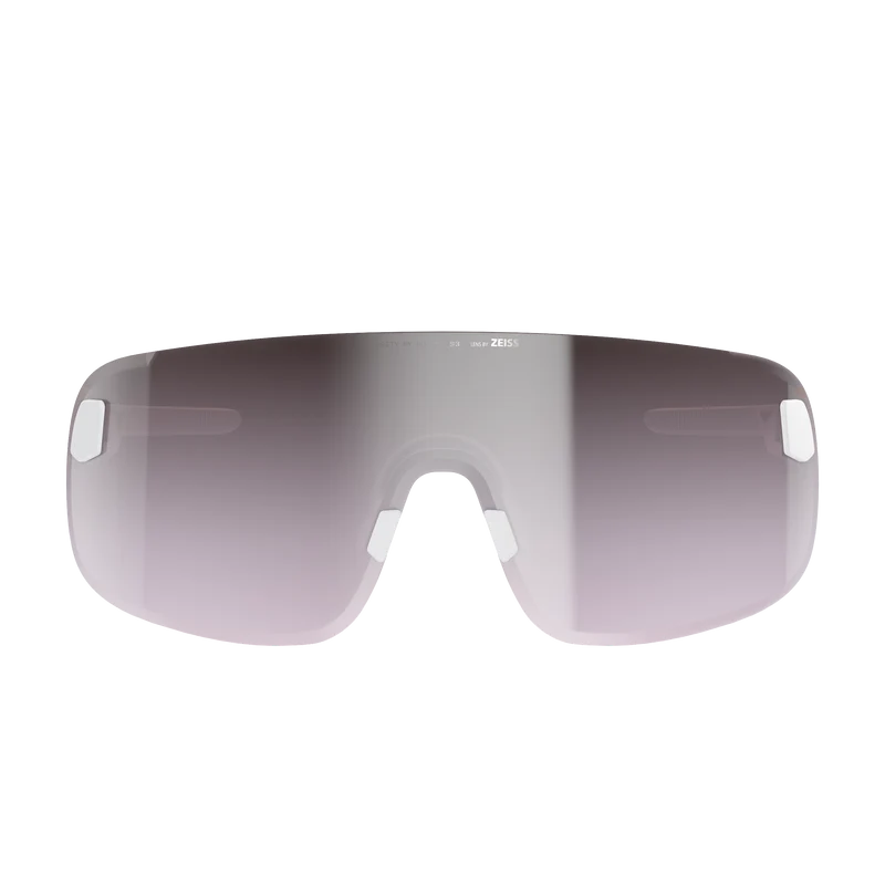 Lunettes POC ELICIT Blanc Verre Clarity Road Sunny Silver