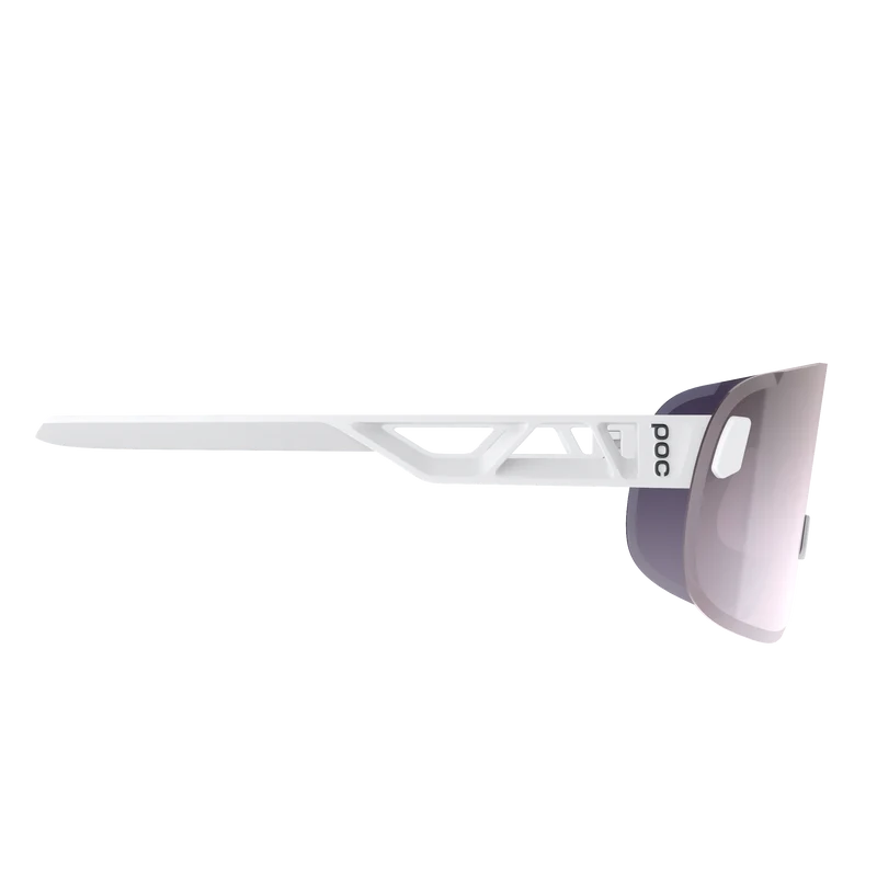 Lunettes POC ELICIT Blanc Verre Clarity Road Sunny Silver