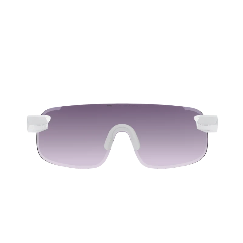 Lunettes POC ELICIT Blanc Verre Clarity Road Sunny Silver