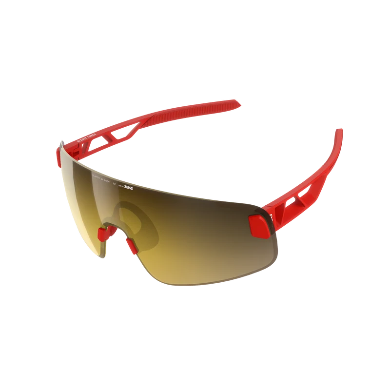 Lunettes POC ELICIT TORIC Rouge Verre Clarity Road Partly Sunny Gold