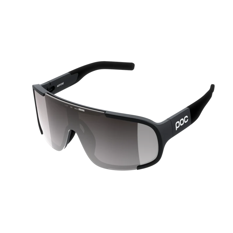 Lunettes POC ASPIRE WF Noir Verre Clarity Road Sunny Silver