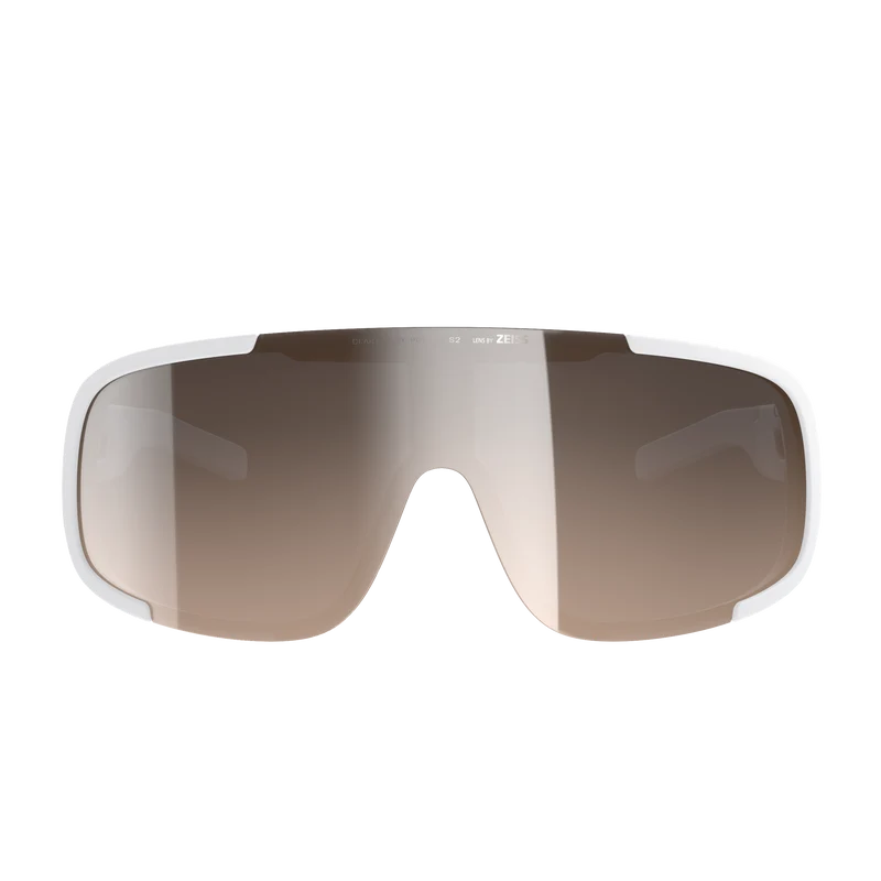 Lunettes POC ASPIRE MID Blanc Verre Clarity Trail Partly Sunny Silver