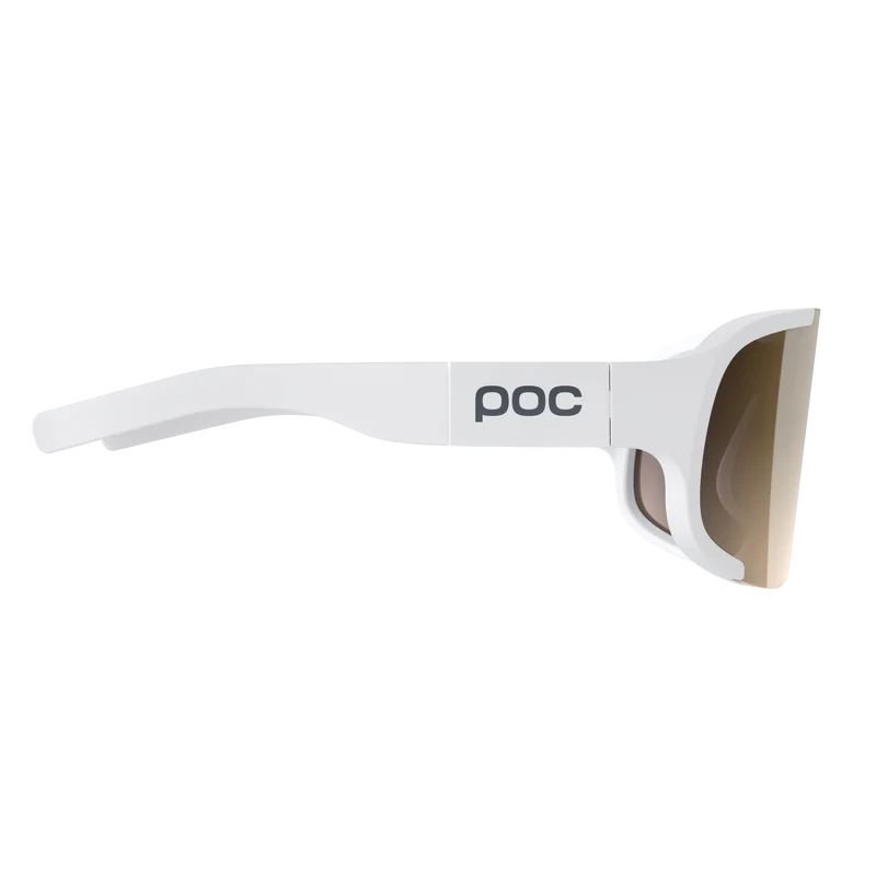 Lunettes POC ASPIRE MID Blanc Verre Clarity Trail Partly Sunny Silver