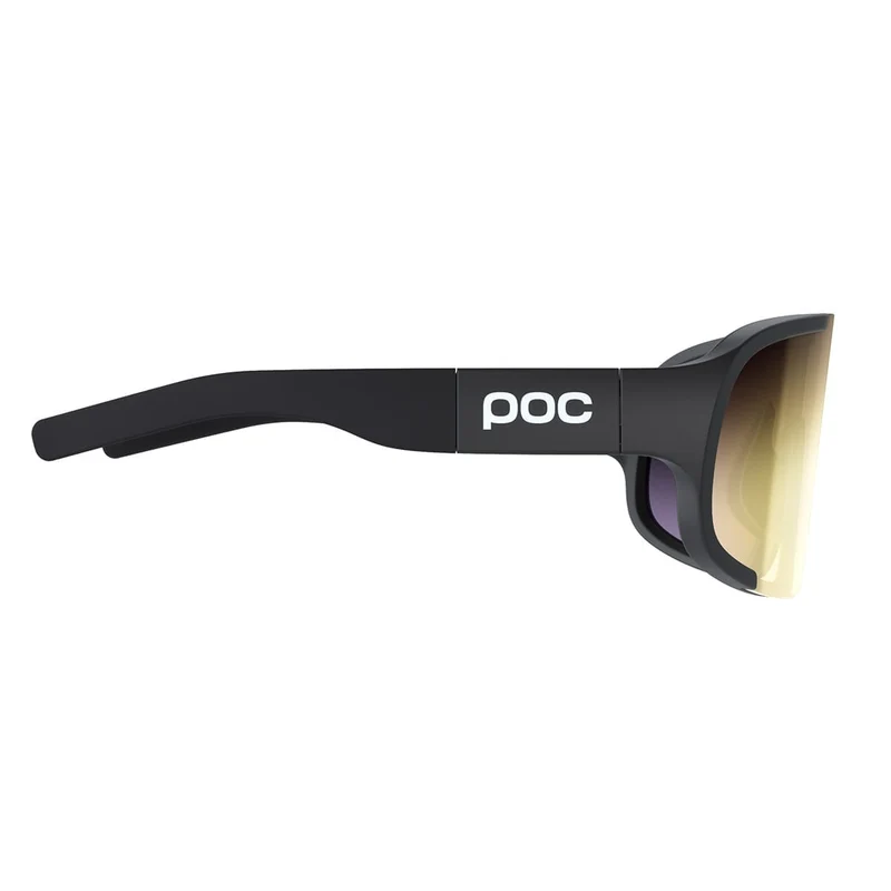Lunettes POC ASPIRE MID Noir Verre Clarity Road Partly Sunny Gold