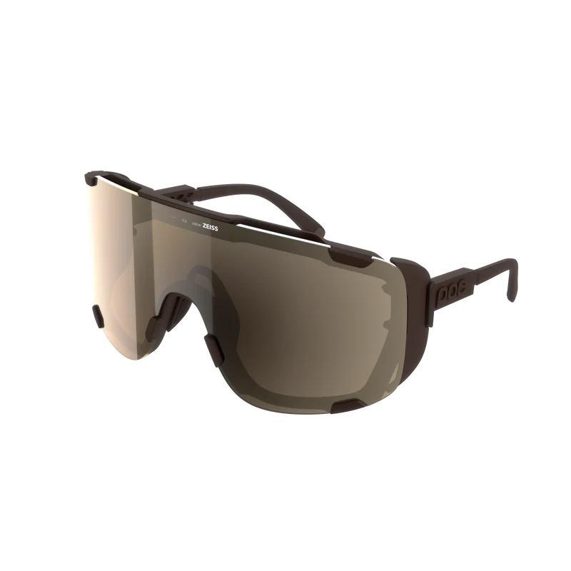Lunettes POC DEVOUR ULTRA + Bronze Verre Clarity Trail Partly Sunny Silver